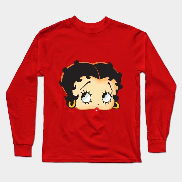 Boop Bread Long Sleeve T-Shirt by 9teen